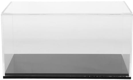 JUMPLAWN Transparente Aufbewahrungsbox für Spielzeugautos Stabil und Langlebig zur Präsentation und Aufbewahrung von Modellautos und Figuren
