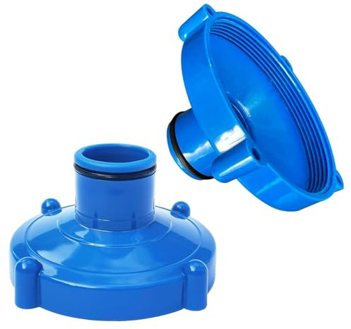 Zbssny 2 pcs Poolsauger Adapter für Saugschlauch (80mm auf 32mm) für Saugschlauch