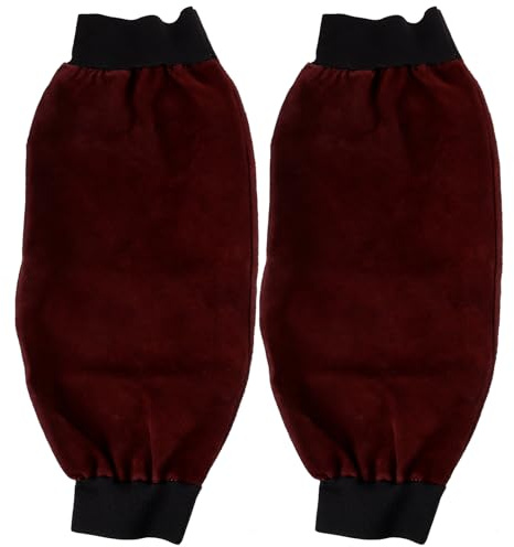 BUGUUYO Manguitos de Protección para Brazo Resistentes al Fuego Mangas de Soldadura con Banda Elástica Antideslizante para Hombres y Mujeres Duraderos y Transpirables para Trabajo