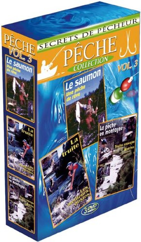 Coffret pêche, vol. 3 : Le saumon / La truite / La pêche en montagne - Coffret 3 DVD [FR Import]