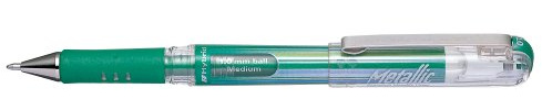 Pentel Hybrid Gel-Tintenroller Metallic Giants/K230-MD 0,5mm metallic grün