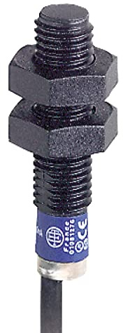 Schneider XS4P08PA340 XS4-Indu. Näher.SCH. M8, L33 mm, PPS, SN 2, 5 mm, 12-24 V DC, 2 m Kabel