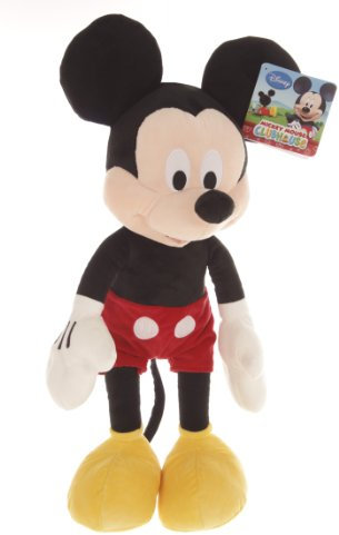 Disney PPI-TOY15 Micky Maus Plüsch Figur 39cm Mickey Mouse, transparent, 200 g
