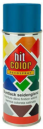 Kwasny Hit Color Lackspray Lack Spray Spraylack Lichtblau Hochglanz Ral 5012 400 ml