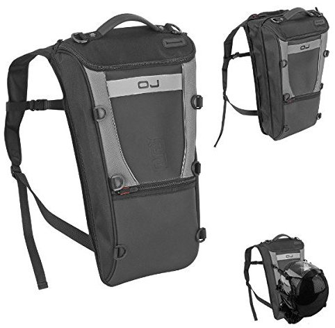 BORSA PORTA DOCUMENTI PORTA CASCO PER MOTO E SCOOTER M052 NERO OJ ATMOSFERE