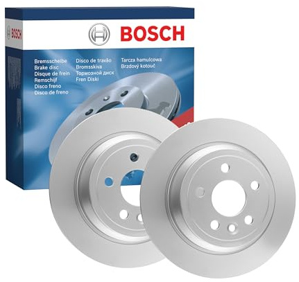 Bosch BD2020 Bremsscheiben hinten - 302 mm - 1 Satz aus 2 Scheiben | Belüftete, hochgekohlte Bremsscheiben - ECE-R90-zertifiziert - hohe Kühlleistung und zuverlässiger Korrosionsschutz
