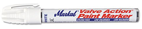 Markal – Marqueur peinture Valve Action, blanc - 96800c