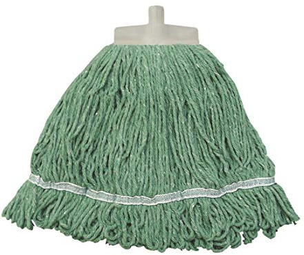 Scot Young F950 Syntex Kentucky Mop Head | Absorbent yarn cleans large commercial floor areas quickly, with an integrated scourer pad to shift stubborn marks.