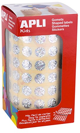 APLI Kids - Runder Gummiring Ø 10 Rund Ø 10,5 mm Holographisch