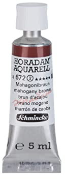 Schmincke – HORADAM® AQUARELL - feinste Künstler-Aquarellfarben, Mahagonibraun - 5 ml
