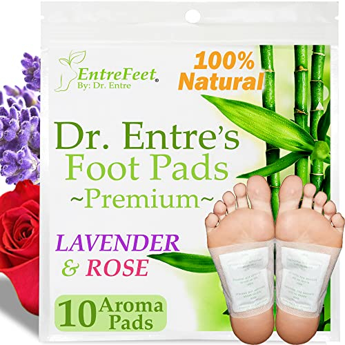 Lot de 10 pansements détox pour les pieds pour soulager le stress et dormir profondément - 100 % naturels - Avec vinaigre de bambou