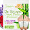 Lot de 10 pansements détox pour les pieds pour soulager le stress et dormir profondément - 100 % naturels - Avec vinaigre de bambou