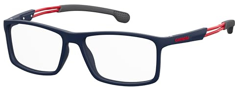 N/A Brille mit Sehstärke für Damen optional mit Sonnenbrillentönung oder Blaulichtfilter, Rechteckig, gefertigt aus Polyamid-Injektionsguss (inklusive Brillenetui)