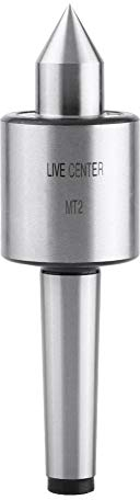 Turning Center, MT2 Live Revolving Center, MT2 Precision Rotary Live Revolving Milling Center Taper Metal Work Lathe Tool for CNC Lathe Metal High Speed Turning Revolving Milling