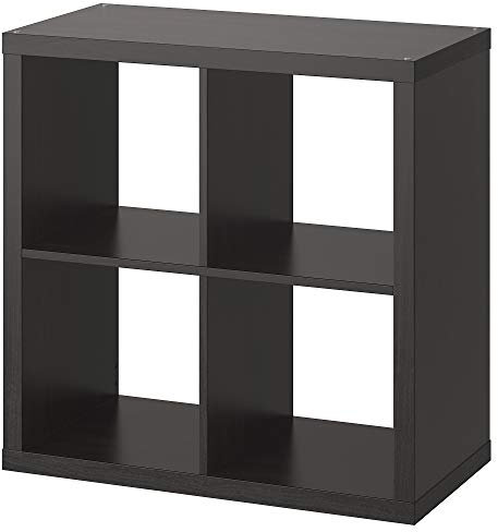 IKEA KALLAX SHELVE Unit Black-Braun (77x39x77 cm) 4 Regal