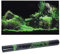 3D Effekt Meeresboden Wasser Gras Poster Selbstklebende PVC Aquarium Aquarium Hintergrund Wandbild Dekorative Reptilien Terrarium Tapete Wohnzimmer TV Hintergrund Foto Wallpaper(61 * 30cm)
