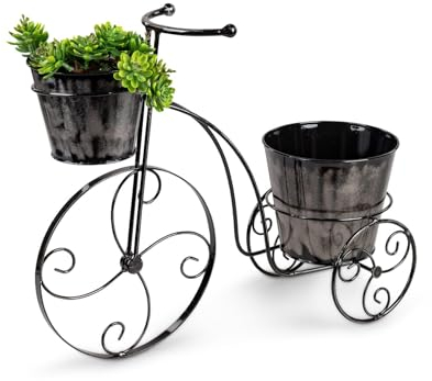 Geschenke Fahrrad 48cm aus Metall Pflanzfahrrad Hyde Park -Deko für Haus und Garten