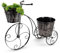 Geschenke Fahrrad 48cm aus Metall Pflanzfahrrad Hyde Park -Deko für Haus und Garten