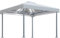 vidaXL Pavillon mit LED Lichterketten Gartenzelt Partyzelt Festzelt Gartenpavillon Bierzelt Garten Zelt Outdoor Terrasse 300x300cm Creme Aluminium