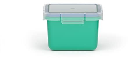 Valira Porta alimentos - Contenedor hermético de 0,4 L hecho en España, color turquesa