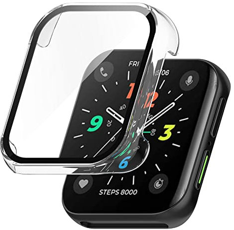 Tyogeephy Custodia Compatibile con OPPO watch 2 46mm Proteggi schermo Morbido TPU Resistente ai graffi Full Cover per OPPO watch 2 46mm Smartwatch Accessori