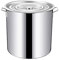 Ollas rectas Inducción de acero inoxidable grande de acero inoxidable Casserole Casserole Stockpot, diámetro 25 cm, altura 25 cm (10L), 6 Tamaño (Size : 50cm*50cm(100L))