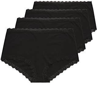 Yourset 4 Pack Curve Lace Trim High Waisted Shorts - Women's - Plus Size Curve