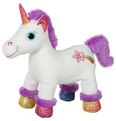 GIPSY TOYS - Lica Bella Kuscheltier 22 cm weiß und lila - Kuscheltier für Kinder - 071609