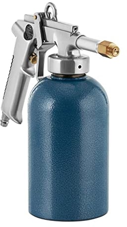 MSW MSW-SG-01 Sprühpistole 1/4 1,1 l 1,5 mm 7 bar Druckbecherpistole Hohlraumpistole Unterbodenschutzpistole