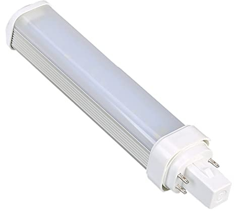 ULIKELED 11W G24Q LED Bulb, 4 Pin CFL LED Replacement, 120V 6000K Horizontal PL Bulb, Bypass The Ballast