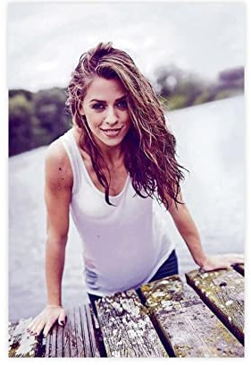 RIPEX Vanessa Mai Leinwandposter Sängerin, Schlafzimmer-Dekor, Sportlandschaft, Büro, Raumdekoration, Geschenk, ungerahmt, 30 x 45 cm