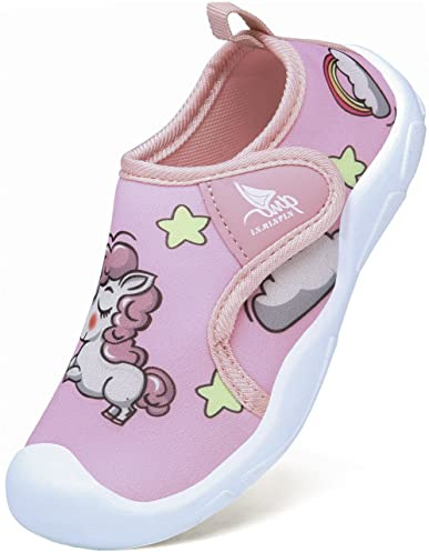 INMINPIN Kita Hausschuh für Jungen Mädchen Leichte rutschfeste Kinder Hüttenschuhe Pink 1,36 EU.