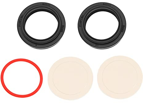 Create idea Mountainbike Vorderradgabel Staubdichtungssatz 34mm Strapazierfähige Absorber Ölschaumring Reibungsarmer Staubabstreifer-Satz für Federgabel