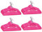 INLIFE 289925 Lot de 100 cintres antidérapants en velours Rose 8,43 kg