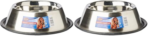 Ecuelle pour Chiens à Longues Oreilles, 0,9 l/ø 15 cm (Lot de 2)