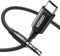 UGREEN Cable USB C a Jack 3.5 DAC Chip 1M Auxiliar Tipo para Coche Compatible con iPhone 16 Plus Pro Max iPad Galaxy S25 Ultra Pixel 9 XL (Negro)