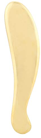 Verdant Touch Gua Sha Werkzeug Messing Scraping Board Massagegerät Gua Sha Werkzeug für Akupunkt Massage Muskelschmerzen Linderung Körper Hals Schabbrett 6,3 x 4,7 Zoll