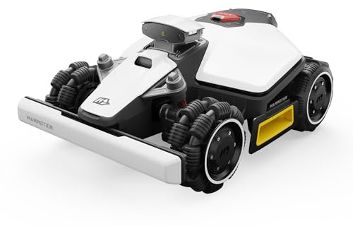 MAMMOTION LUBA mini AWD 1500 Robot Tagliaerba Senza Filo Perimetrale, Consigliato 1500m², Max. 1800m², Mappatura Automatica Visione AI 3D, Pendenze 80%, Altezza di Taglio 20-65mm, con Modulo 4G