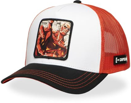 Capslab Kolossaler Titan A-Frame Trucker Cap rot - One-Size