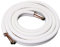 Tubo de cobre aislado de 1/4'' y 3/8'' (6,35 y 9,52 mm) para aire acondicionado. Par de tuberías gemelas en espiral (5)