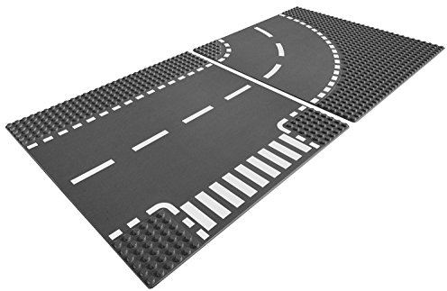 LEGO 7281 City Supplementary T-junction and Curve Building Set