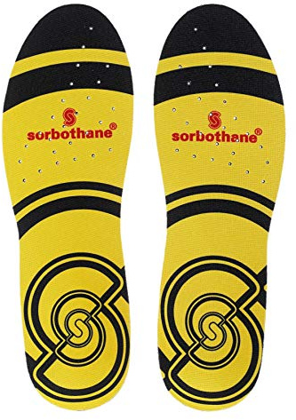 Sorbothane - Double Strike Shock Stopper Insoles - Size 3-4.5