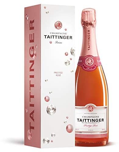 Taittinger Brut Prestige Rosé Non Vintage Champagne in Gift Box 75cl