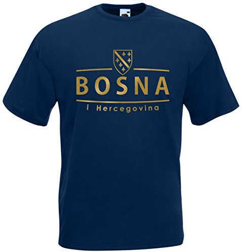 Bosnien Bosna T-Shirt Fanshirt Nation WM-2026 Trikot