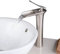 Wasserfall Wasserhahn Bad, Beelee Wasserhahn Waschbecken für Badezimmer, Einhandmischer Waschtischarmaturen, Keramikventil, Kaltes und Heißes Wasser Vorhande, Nickel gebürstet, BL9009NH