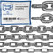 10 meter 4mm starke Absperrkette Meterware V4A Kette Edelstahl kurzgliedrig am Stück Stahlkette A4 DIN 56856 Edelstahl Kette Metall DIN 766 rostfreie Gliederkette Edelstahlkette 10m