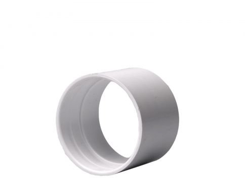 Vaculine Rohrverbinder 2 (50,8 mm) PVC für Zentralstaubsauger, Weiß, 1 Stück