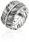 THOMAS SABO 2 Ring Feder Pavé 925 Sterlingsilber, Geschwärzt TR2159-643-11