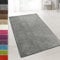 casa pura Teppich Wohnzimmer Grau Flauschiger Teppich 66x100cm Läufer, weicher Wohnteppich Deko für Schlafzimmer, Kinderzimmer, Flur mit antirutsch Unterseite, Shaggy Hochfloor Barcelona