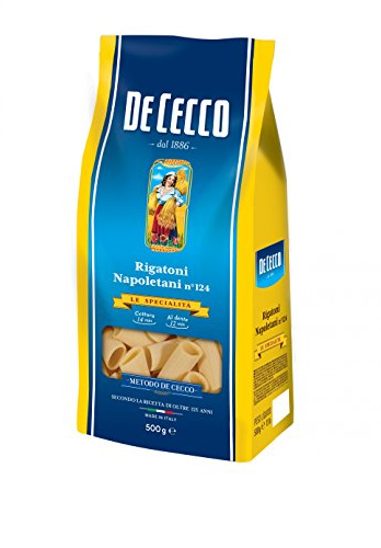5x Pasta De Cecco 100% Italienisch Rigatoni Napoletani n 124 Nudeln 500g
